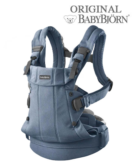 Рюкзак - кенгуру BabyBjorn Baby Carrier Harmony woven blue melange 0880.33 #1