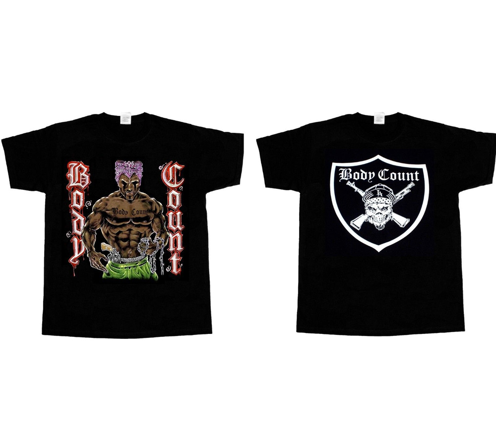 Футболка Футболка BODY COUNT SYNDICATE COP KILLER ICE T NEW 3 4 5XL 1 шт #1