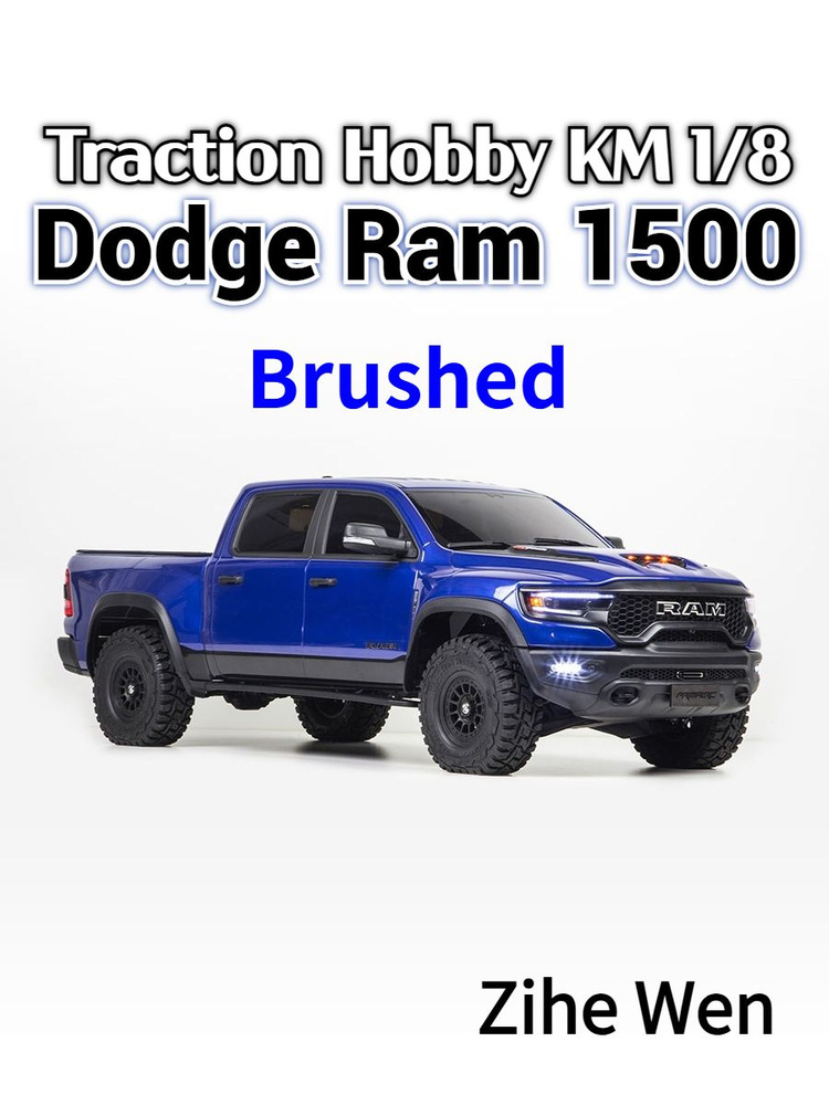 Traction Hobby KM Dodge Ram 1500 1:8 RTR, 4WD 10-канальный