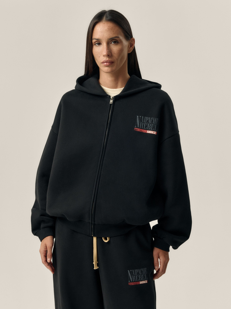 Худи NAIPACHE с начесом RUPT FULL-ZIP HOODIE #1
