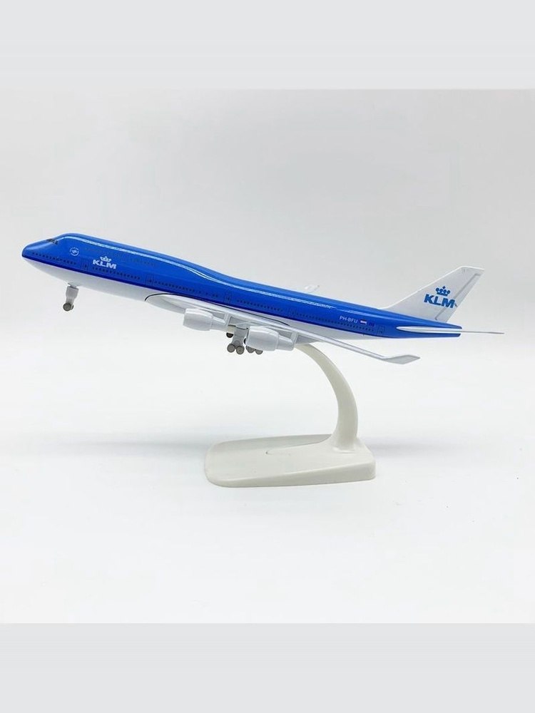 Металлическая модель самолета 16cm B747 KLM #1