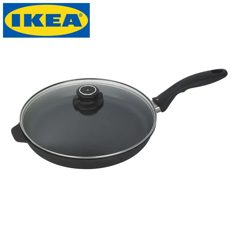 IKEA Сковорода, 28 см, с крышкой, с фиксированной ручкой #1