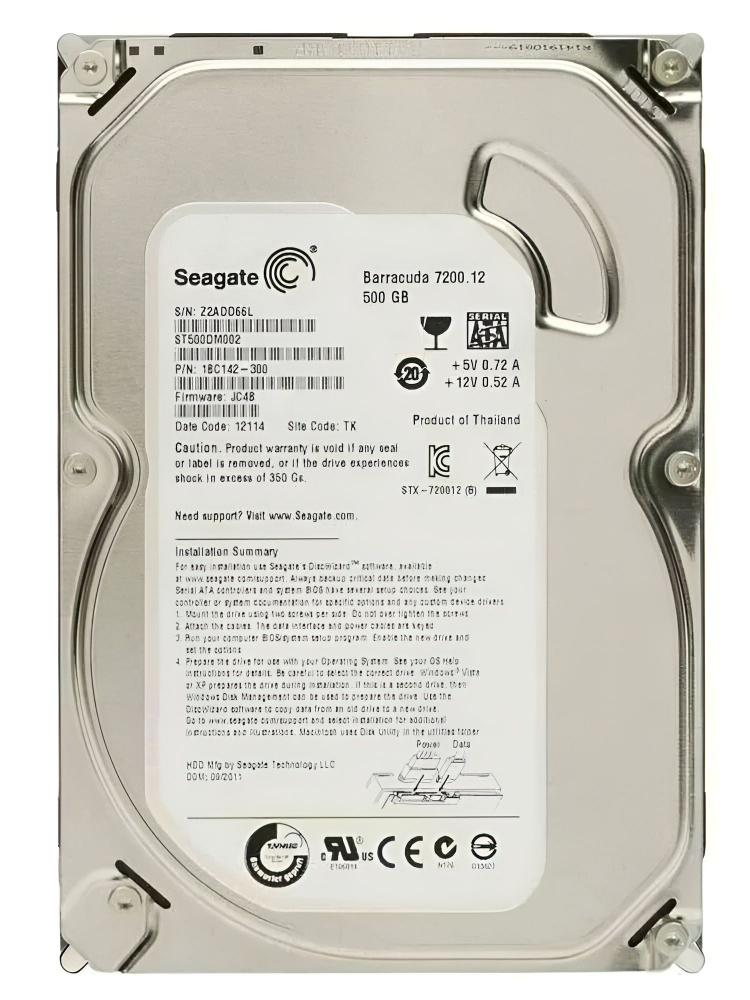 Seagate 500 ГБ Внутренний жесткий диск (9)  #1