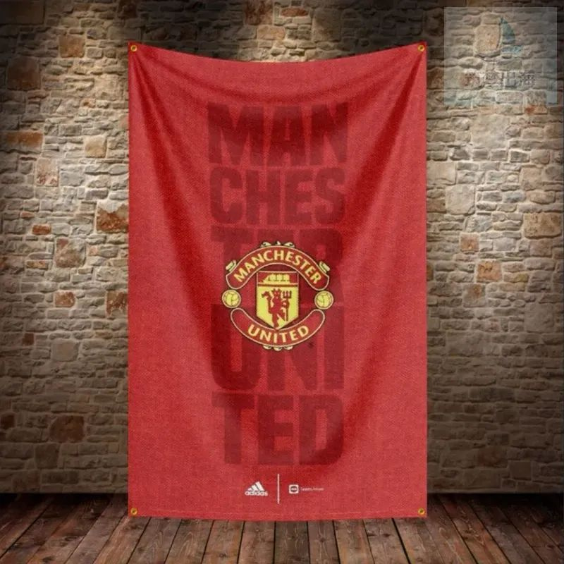 Флаг плакат баннер FC Manchester United ФК Манчестер Юнайтед #1