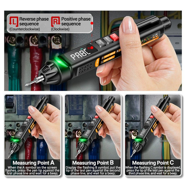 Мини-Цифровой Мультиметр A3009 Pen Smart Voice Broadcast Tester Meter ...