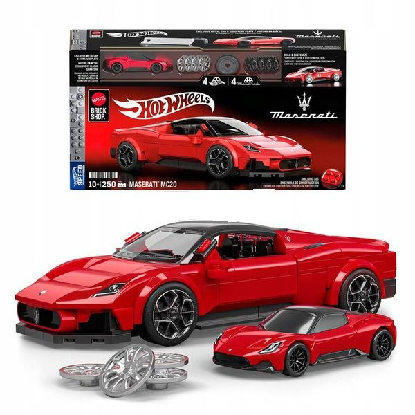MATTEL BRICK SHOP HOT WHEELS Speed Series Мазерати MC20 JFR90