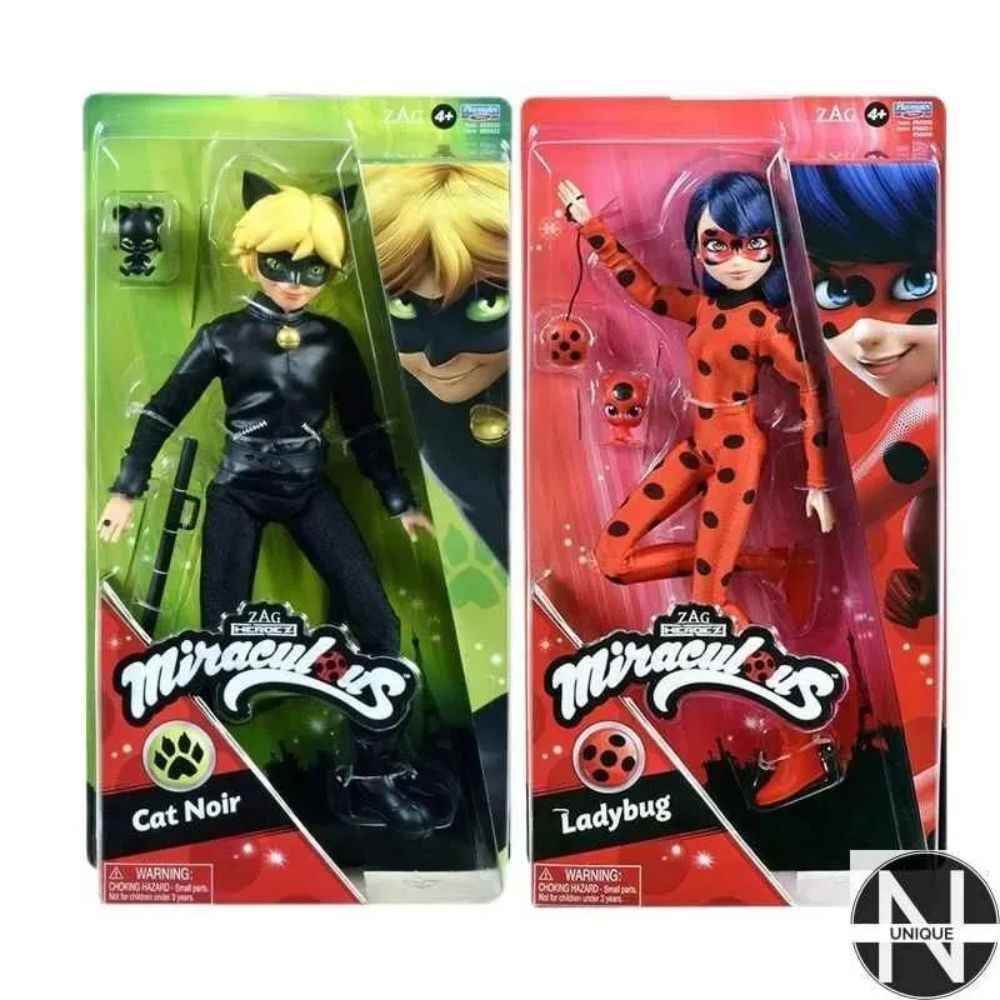 Игровой набор "Леди Баг и Супер-кот" из двух кукол 27 см , Miraculous ...