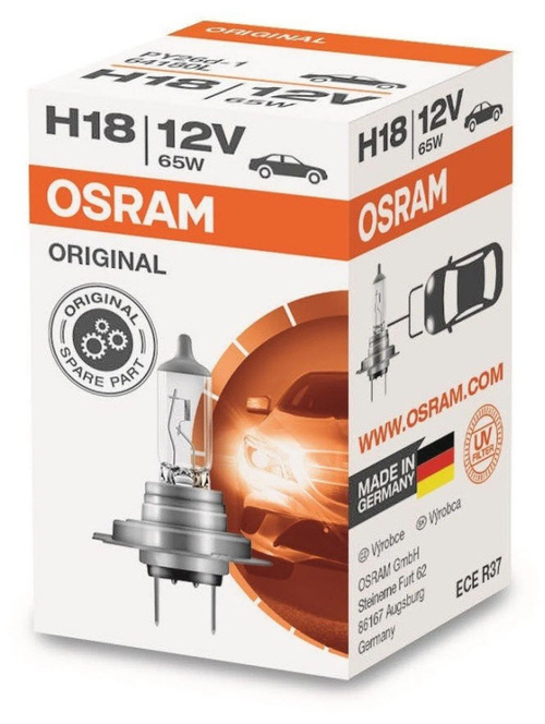 Лампа автомобильная OSRAM 12 В, 2 шт. 64180L купить c доставкой на