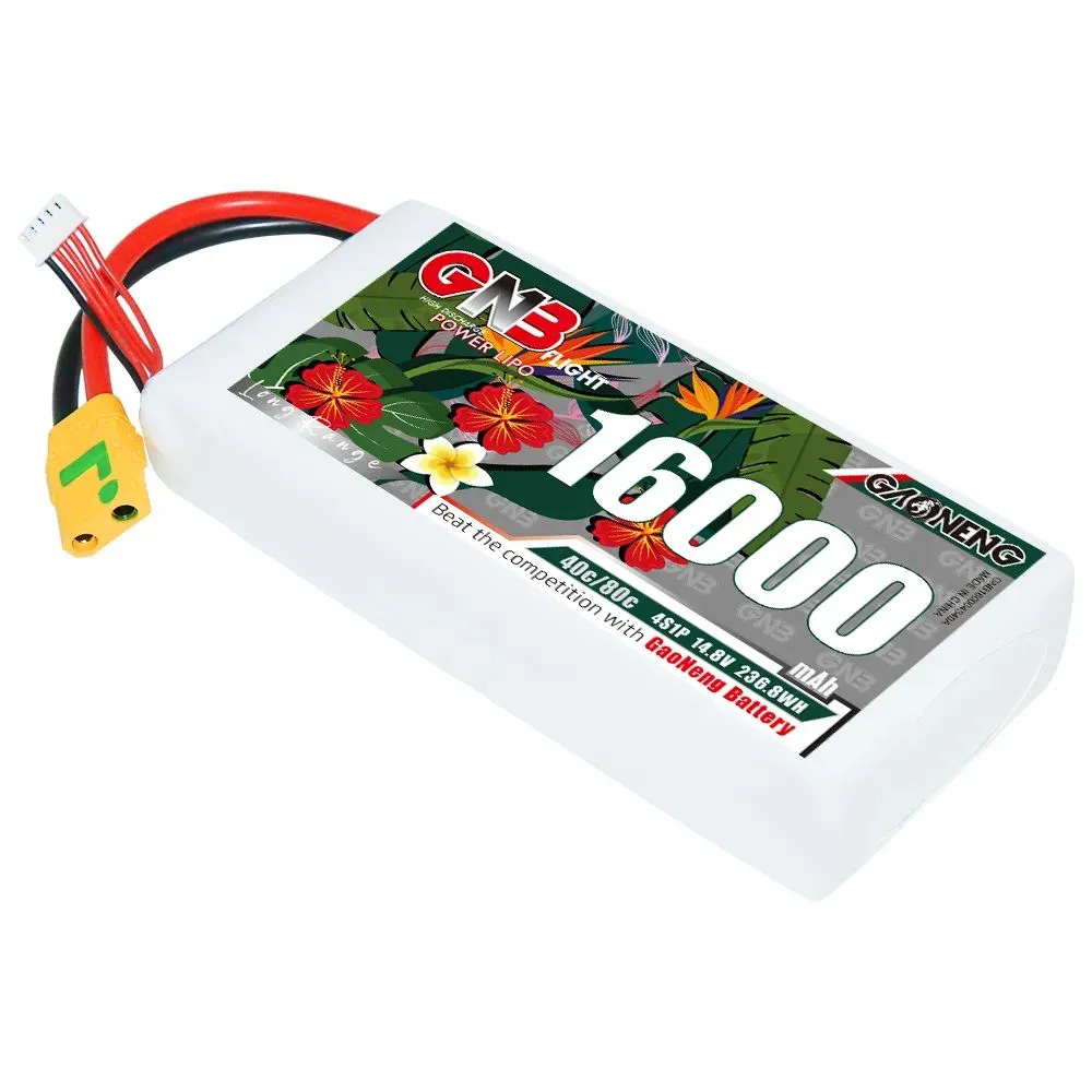 Gaoneng GNB 4S1P 14.8V 16000mAh 40C XT90S Lipo battery