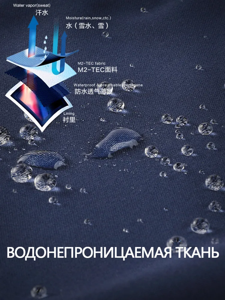 Куртка SNOWCATCH Ветрозащитная зимняя куртка с теплой подкладкой KIRO, вариант, фото 4
