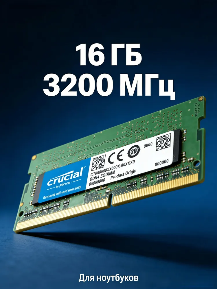 Оперативная память LAP 1x16 ГБ (CRU DDR4 16GB 3200N)