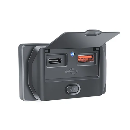 Быстрая Зарядка PD Type-C + USB-Порты Адаптер Для Автомобильного Зарядного Устройства