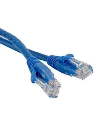 LANMASTER LAN-PC45/U5E-0.5-BL Кабель Патч-корд utp вилка RJ-45-вилка RJ-45 кат.5е 0.5м синий LSZH (у