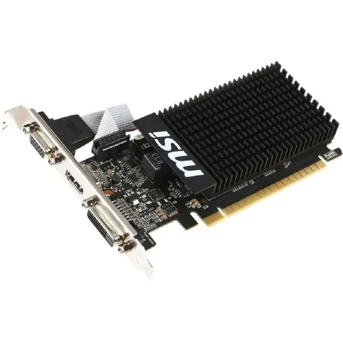 MSI Видеокарта GeForce GT 710 GT710 2GD3H LP 2 ГБ (GT710 2GD3H LP), LHR
