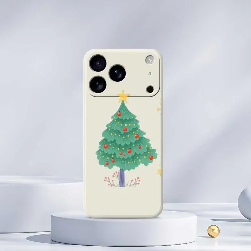 Мягкая оболочка из ТПУ в стиле ёлки на рождество защищает телефон от царапин и подходит для iPhone 1