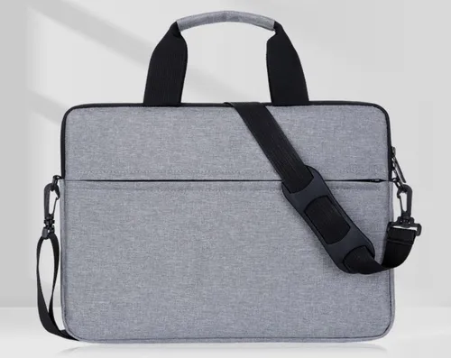 Сумка для ноутбука 15,6 дюймов серая.