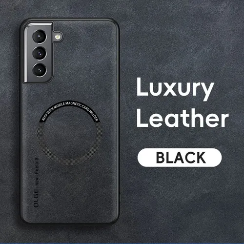 Чехол для Samsung Galaxy S21 / Samsung Galaxy S21 магнитный, совместимый с MagSafe (магсейф), против