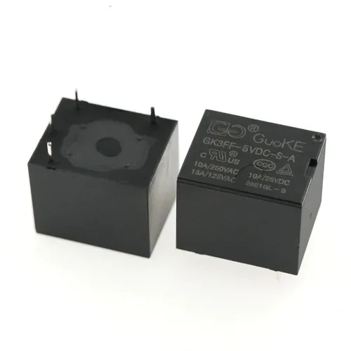 2pcs Реле GK3FF-5VDC-S-A, 4-контактное, одно нормально разомкнутое, 5 В постоянного тока