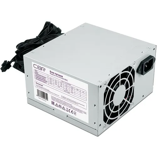Блок питания CBR PSU-ATX400-08EC, 400Вт, 80мм, черный