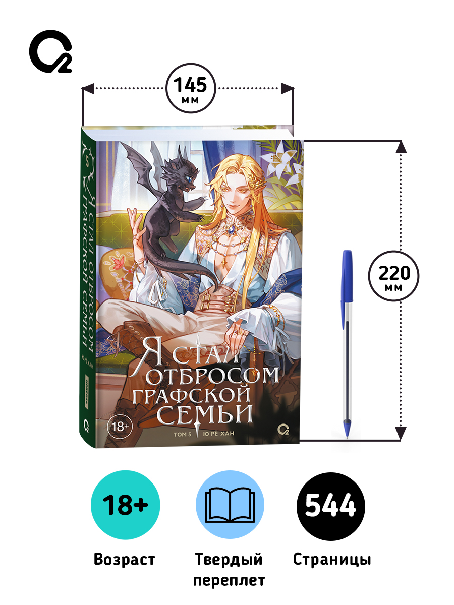 Я стал отбросом графской семьи Том 5 Ю Рё Хан Новелла Фэнтези Исекай | I Became the Trash of the Count's Family, Vol. 5 - Ozon image 6