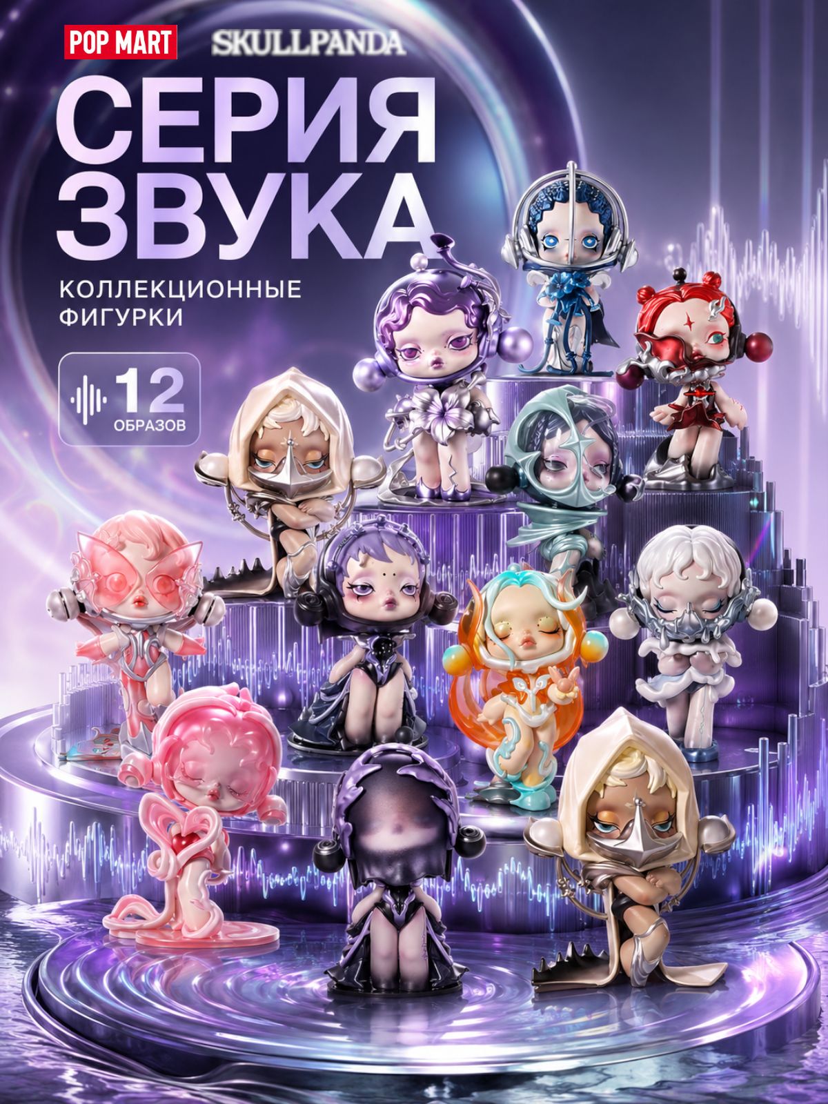 Коллекционная фигурка SKULLPANDA, звуковая серия купить на OZON по