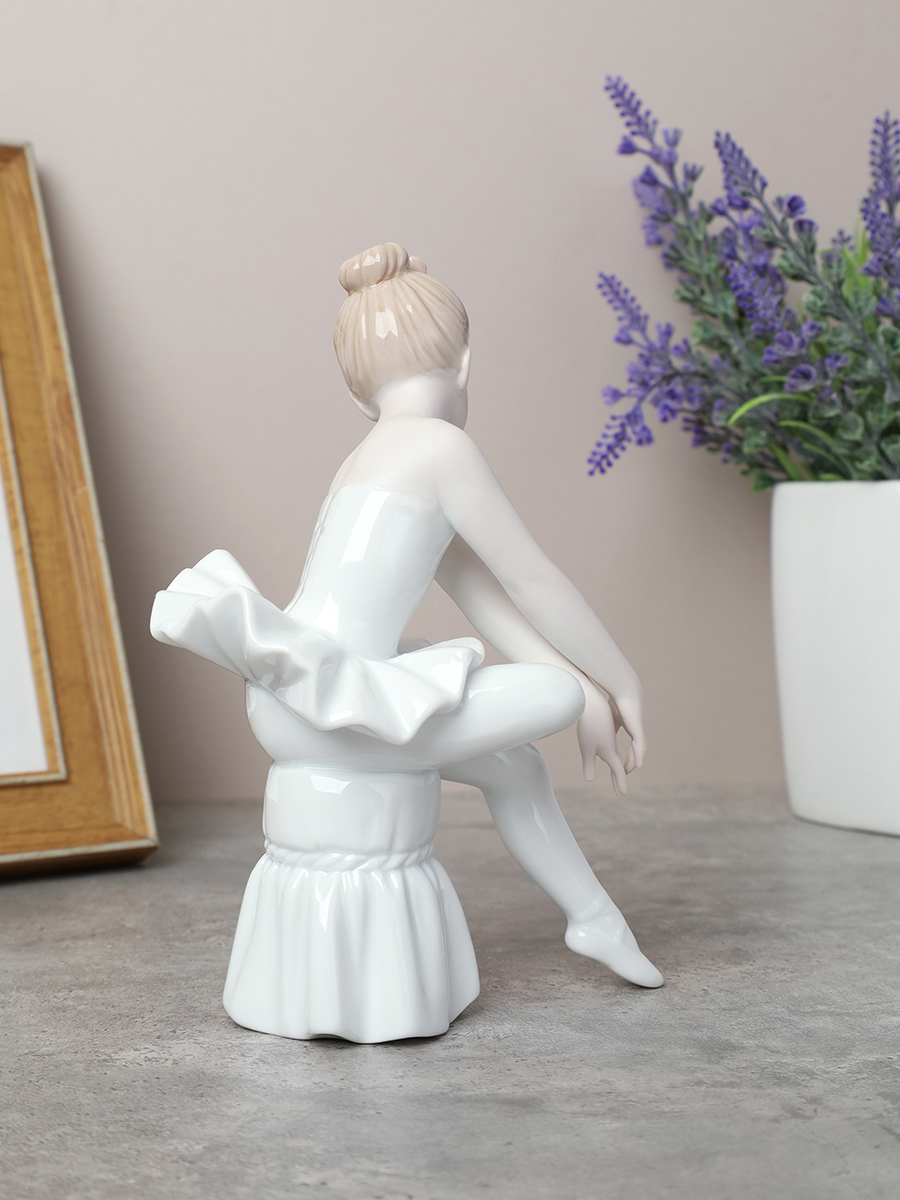 Статуэтка Балерина, фарфор, 14,5 см