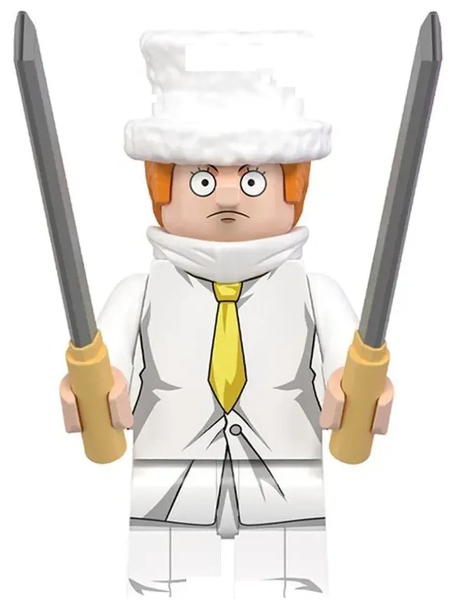 Фигурка Нами в белом костюме с катанами / One Piece Ван-Пис / Минифигурка Аниме
