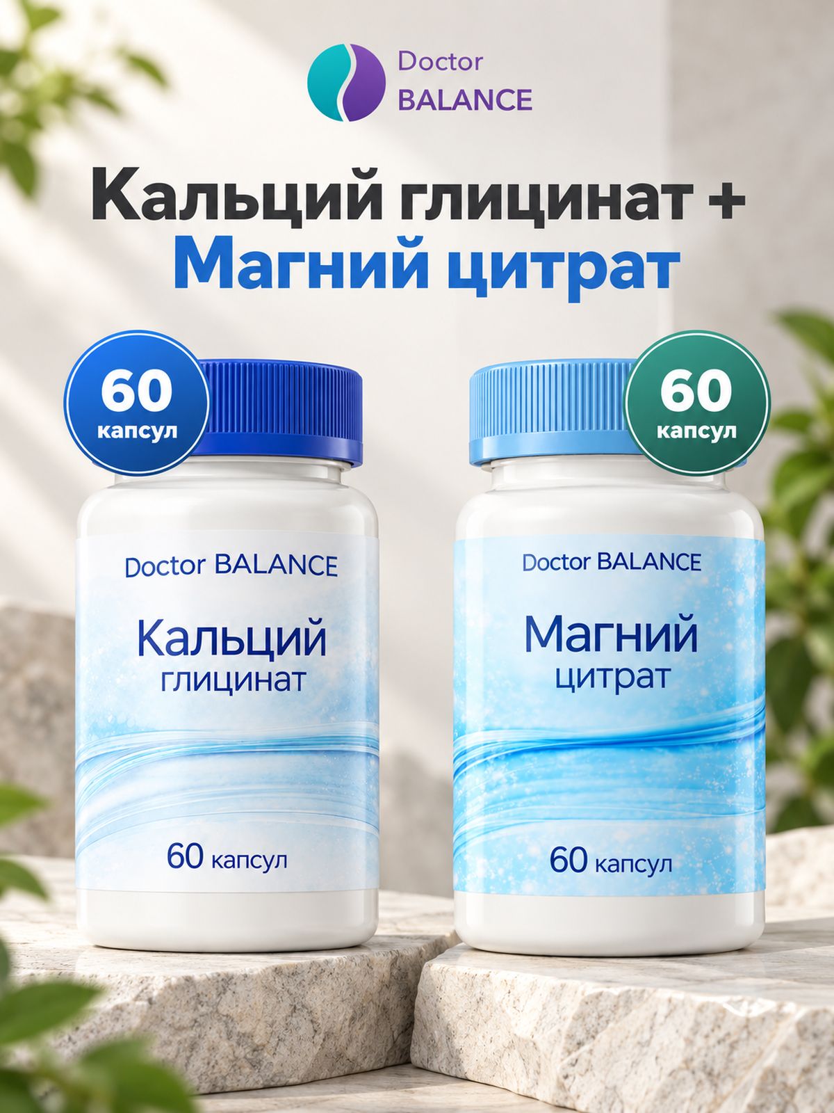 Набор Doctor Balance: Пробиотик-комплекс для пищеварения 30 + L-карнитин 30