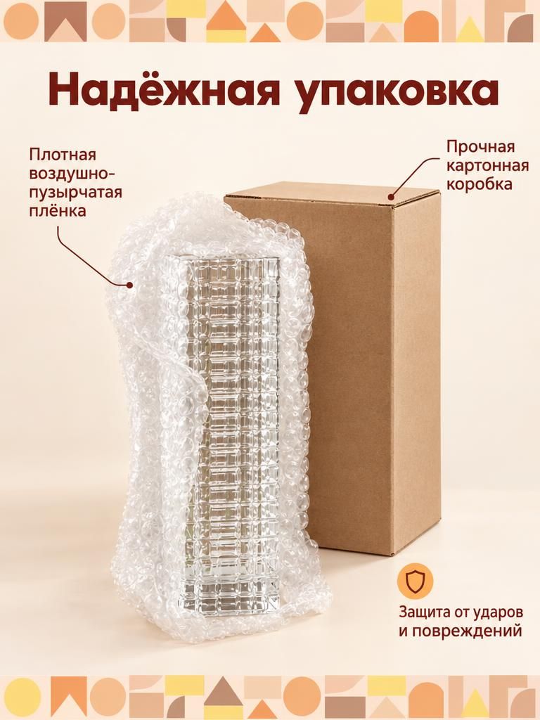 Ваза Химэдзи‌ Прозрачный D10 * H25 1025FG-A Китай