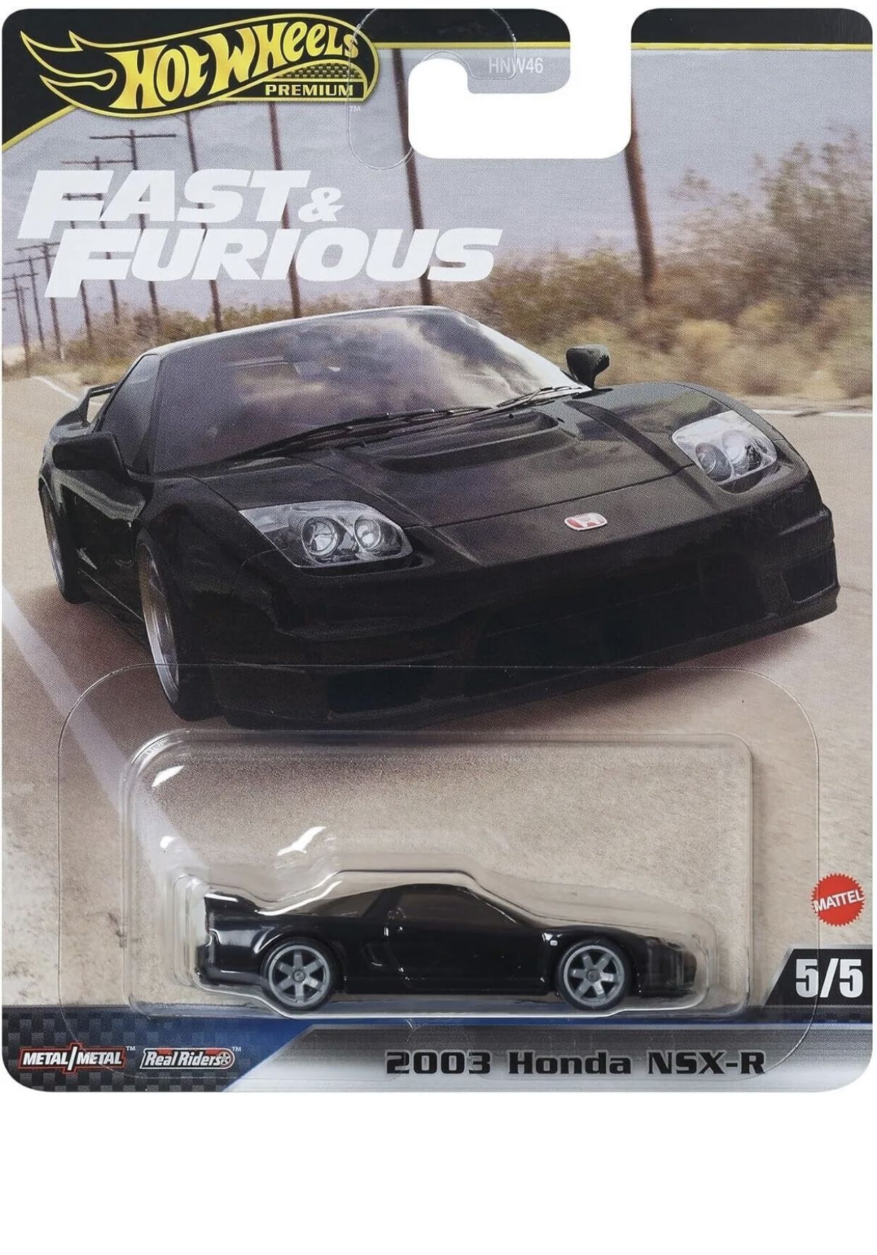 Машинка Hot Wheels Premium Fast Furious 2003 Honda NSX Type-R