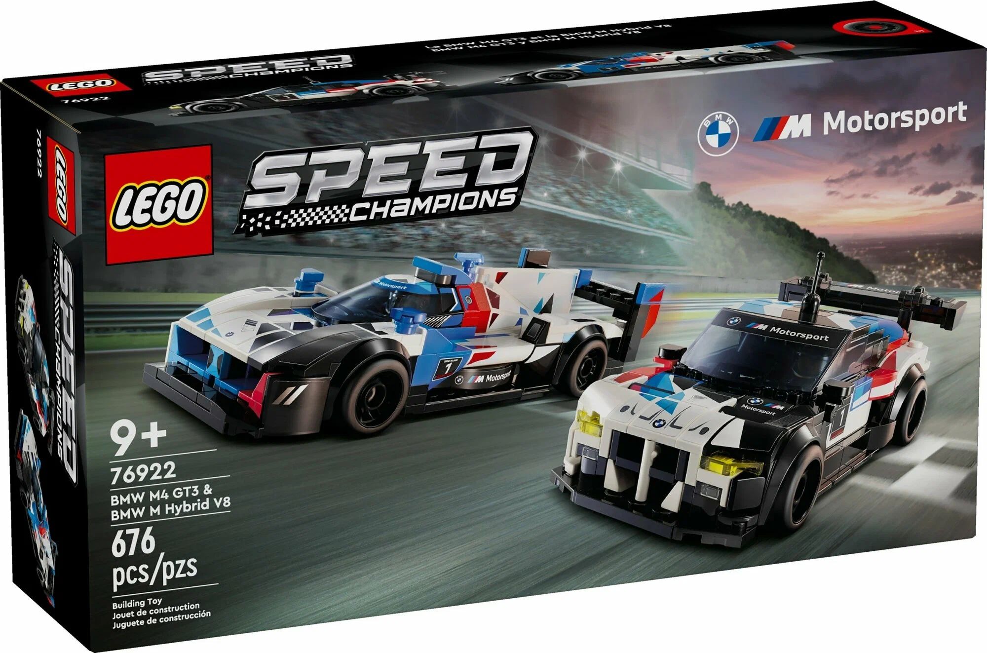 Конструктор LEGO Speed Champions 76922 Гоночные автомобили BMW M4