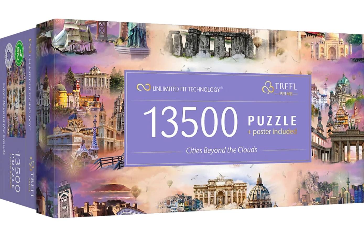Пазл для взрослых Trefl 13500 деталей, элементов: Города за