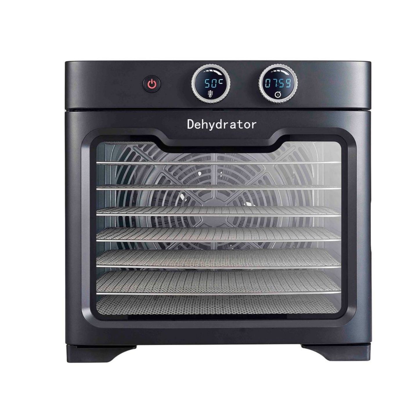 СушилкадляовощейифруктовAIRHOTFD-8GLASS-DMдегидраторизнержавеющейстали,сушилкадлямяса,грибов,зелени