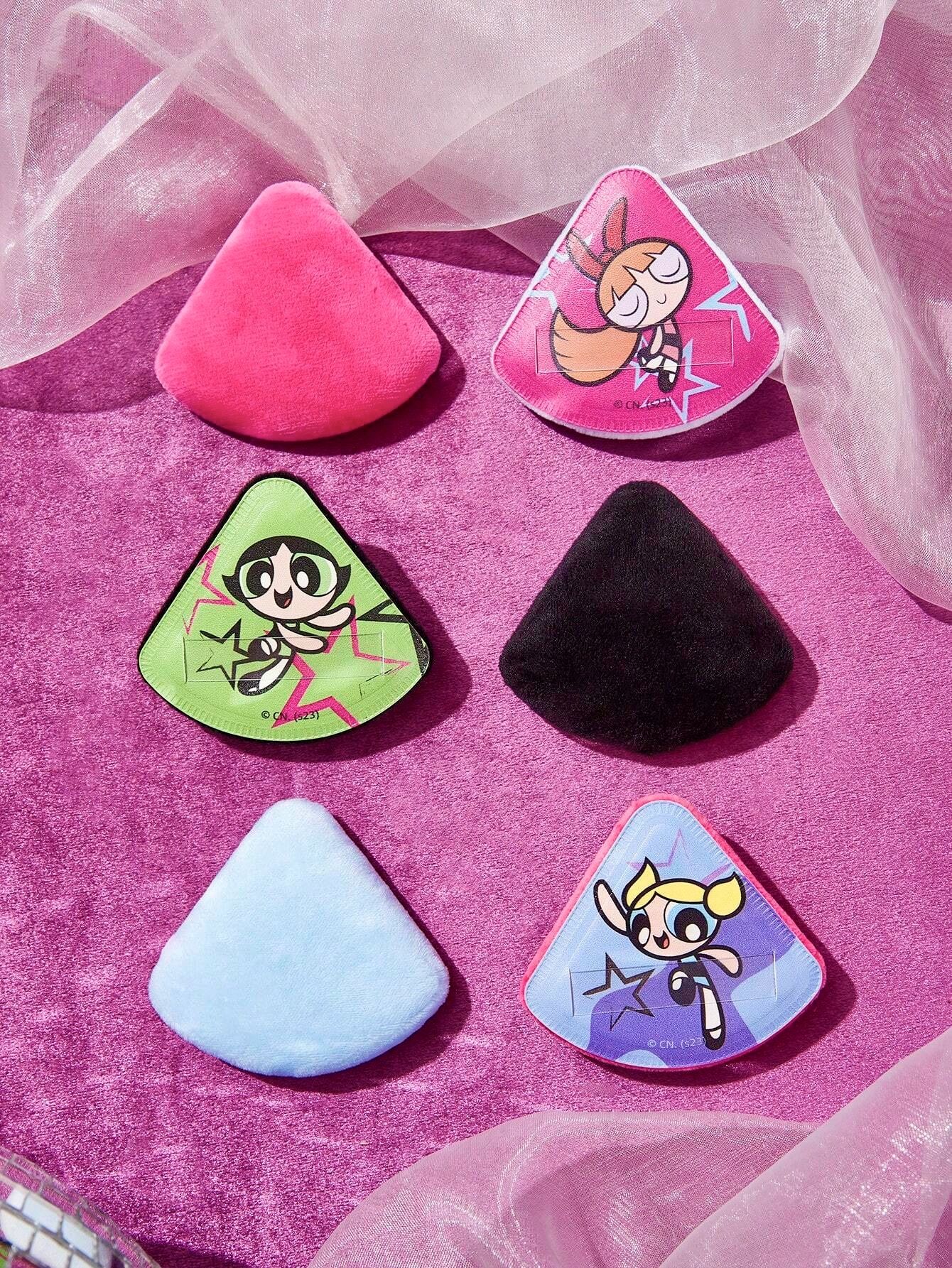 Набор из 3 Макияжных подушечек Спонжей THE POWERPUFF GIRLS