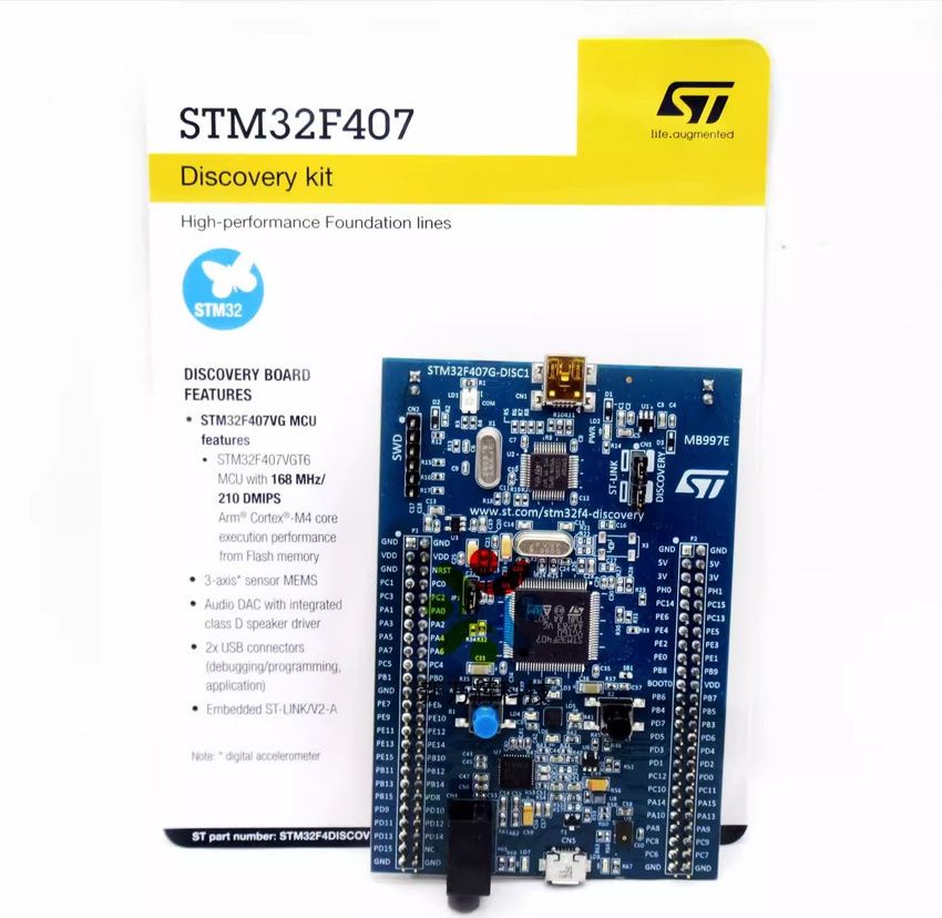 Stm32f4 Development Kit Модуль STM32F407G-DISC1 Discovery Cortex - m4 STM32F4 DISCOVERY купить ...