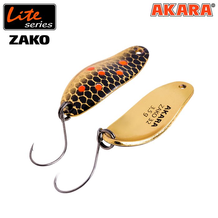 Блесна колеб. Akara Lite Series Zako 32 3,5 гр. AB80