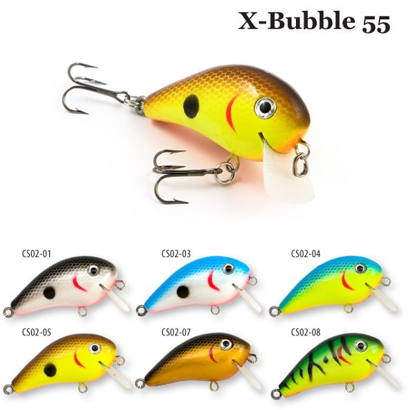Воблер деревянный Raiden X-Bubble 55 мм 8,8 гр. CS02-01