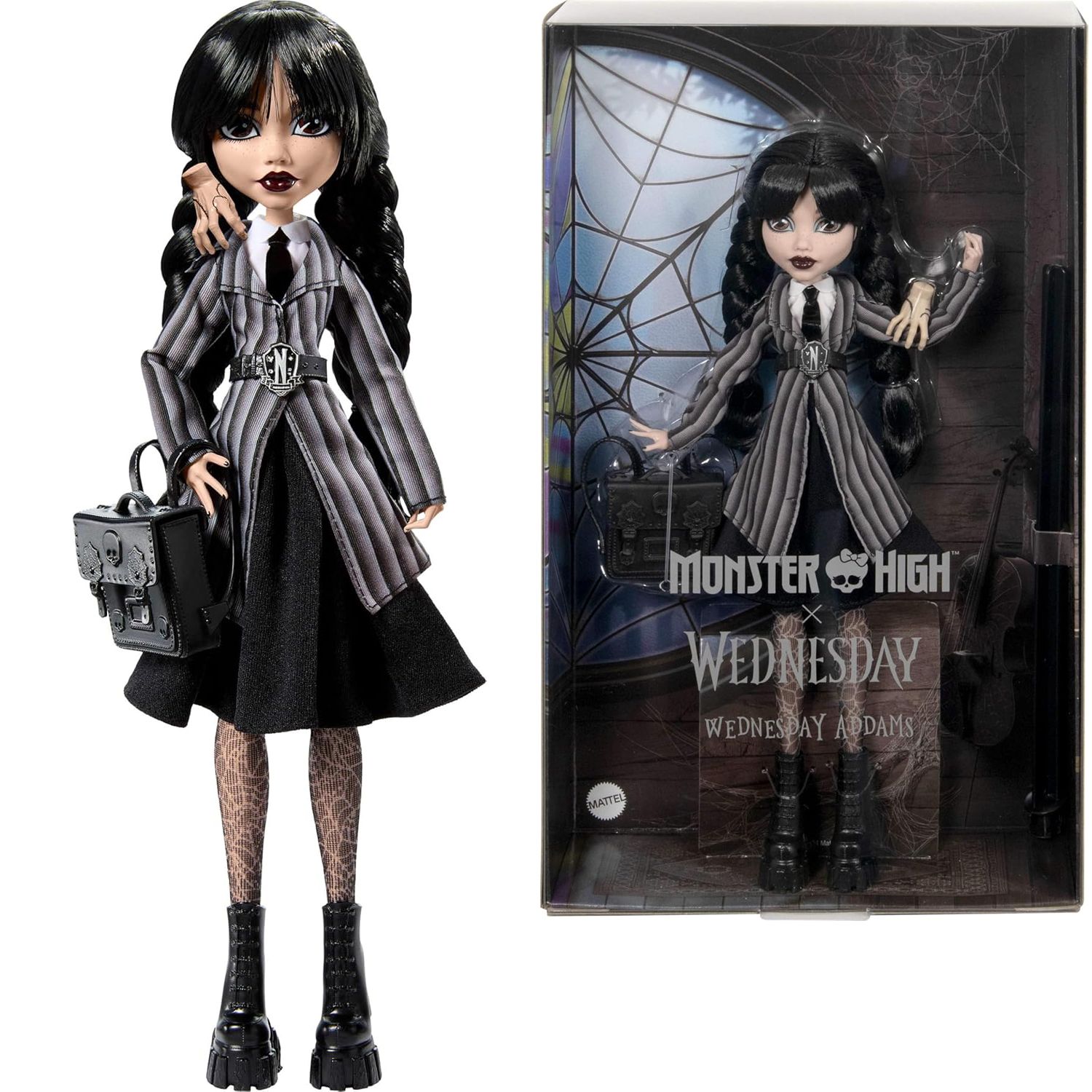 Кукла Monster High Rave'N Dance Wednesday Addams купить на OZON по низкой цене (2115350512)