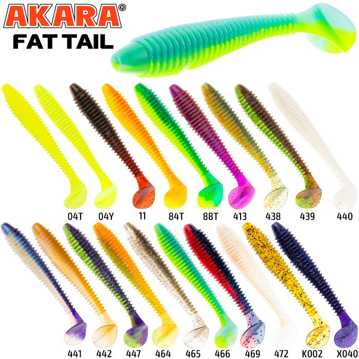 Рипер Akara Fat Tail-3,8 96 мм 466(4 шт)
