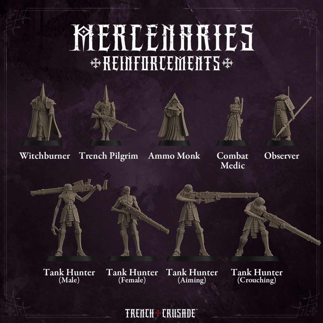 Набор Миниатюр Trench Crusade Mercenaries купить на OZON по низкой