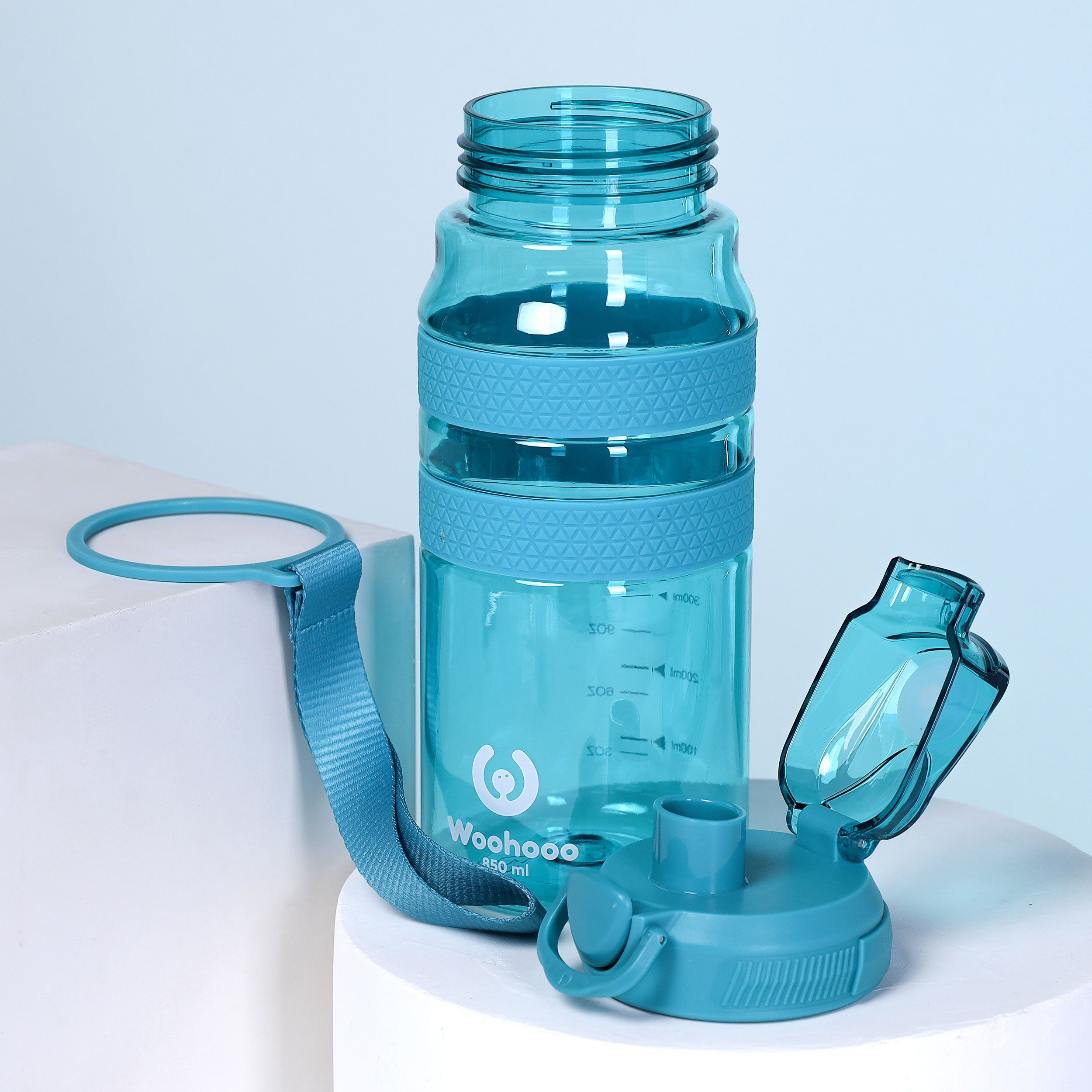 Бутылка для воды спортивная Woohooo H2O 850 мл, голубая Бутылка для воды спортивная Woohooo H2O 850 мл, голубая