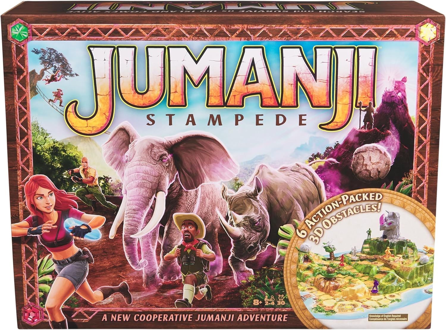 Jumanji / Джуманджи Настольная кооперативная игра 3D приключения