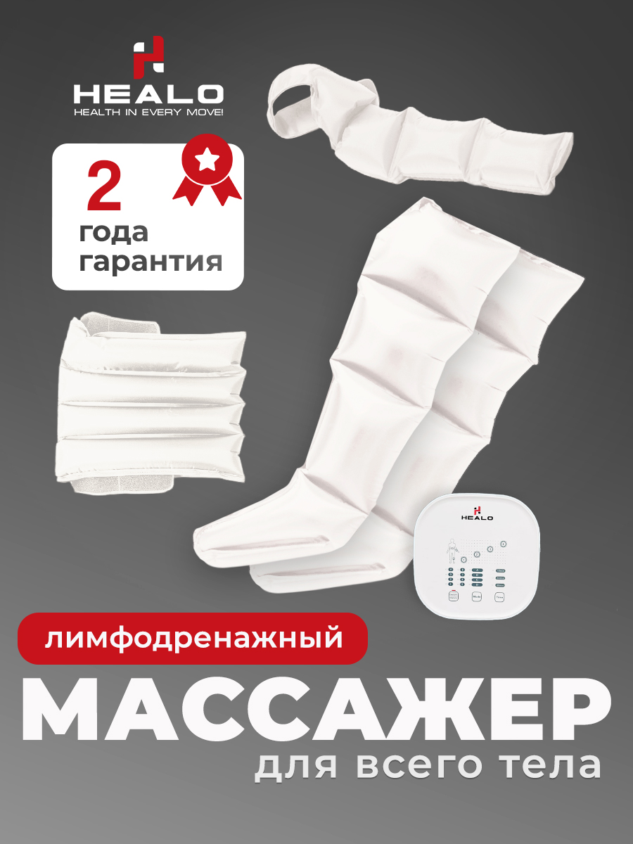 Лимфодренажный массажер для ног электрический, компрессионный аппарат ...