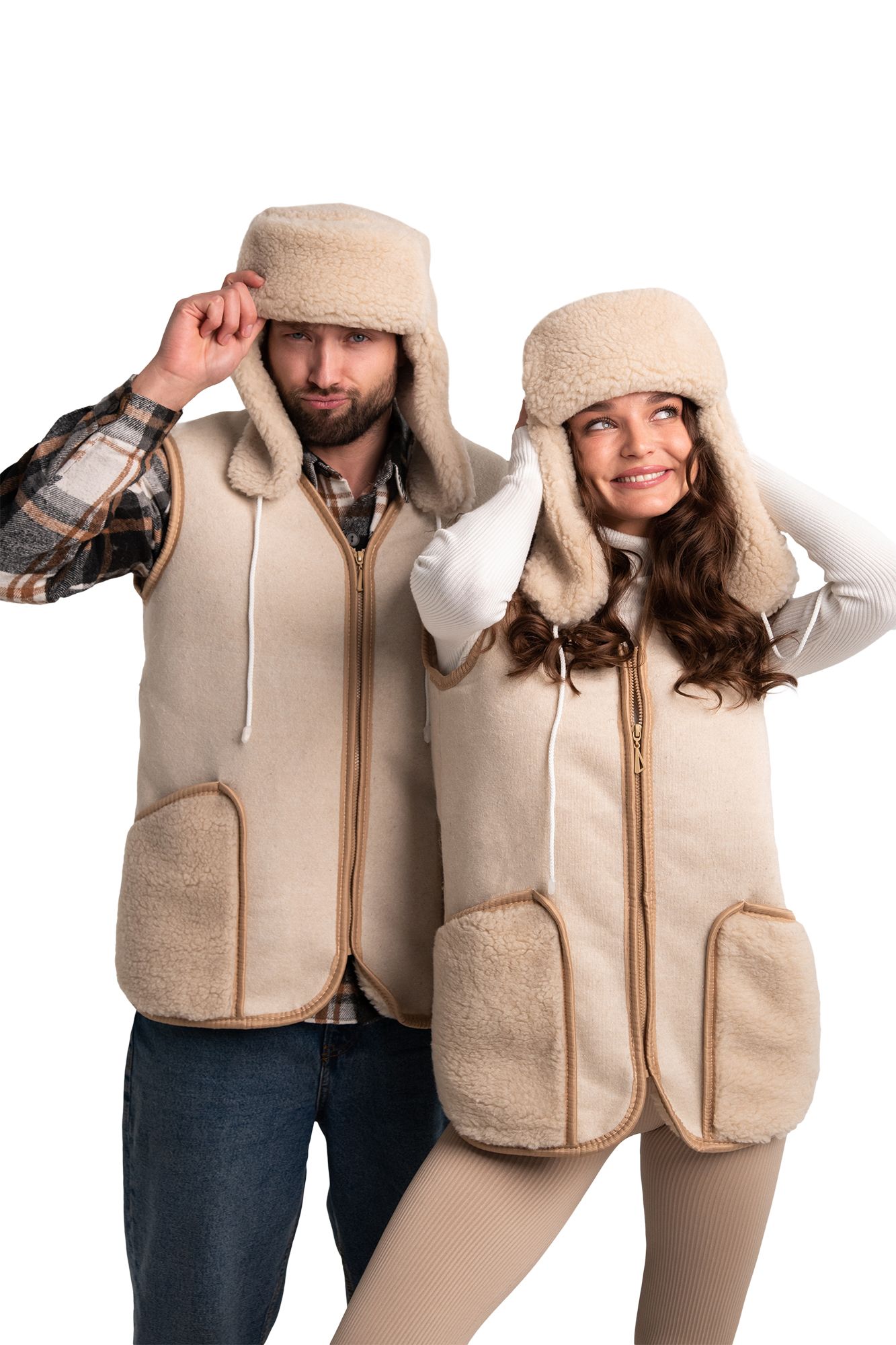 ЖилетмеховойWoollamb