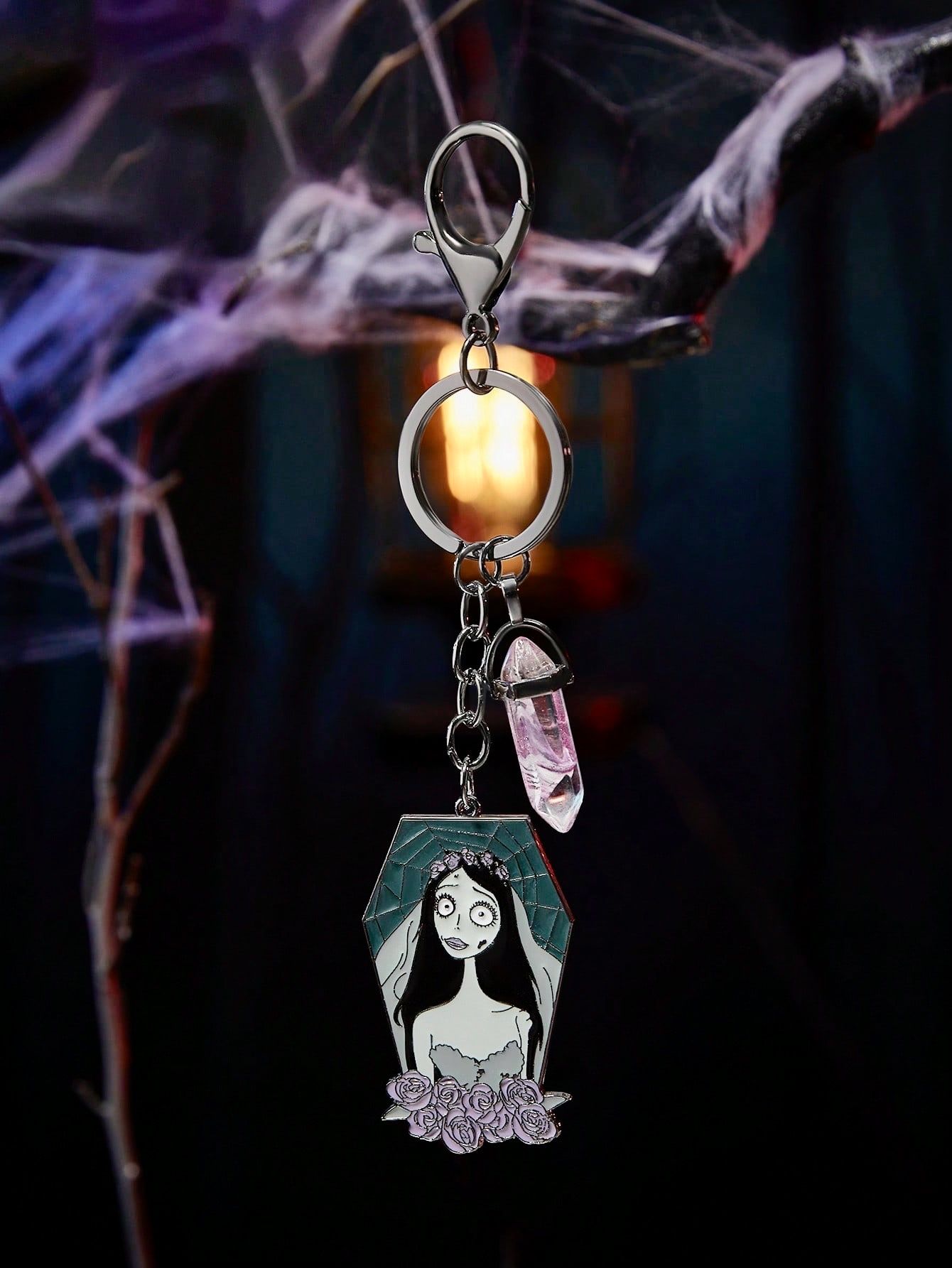 Труп Невесты Corpse Bride Брелок с Натуральным Камнем