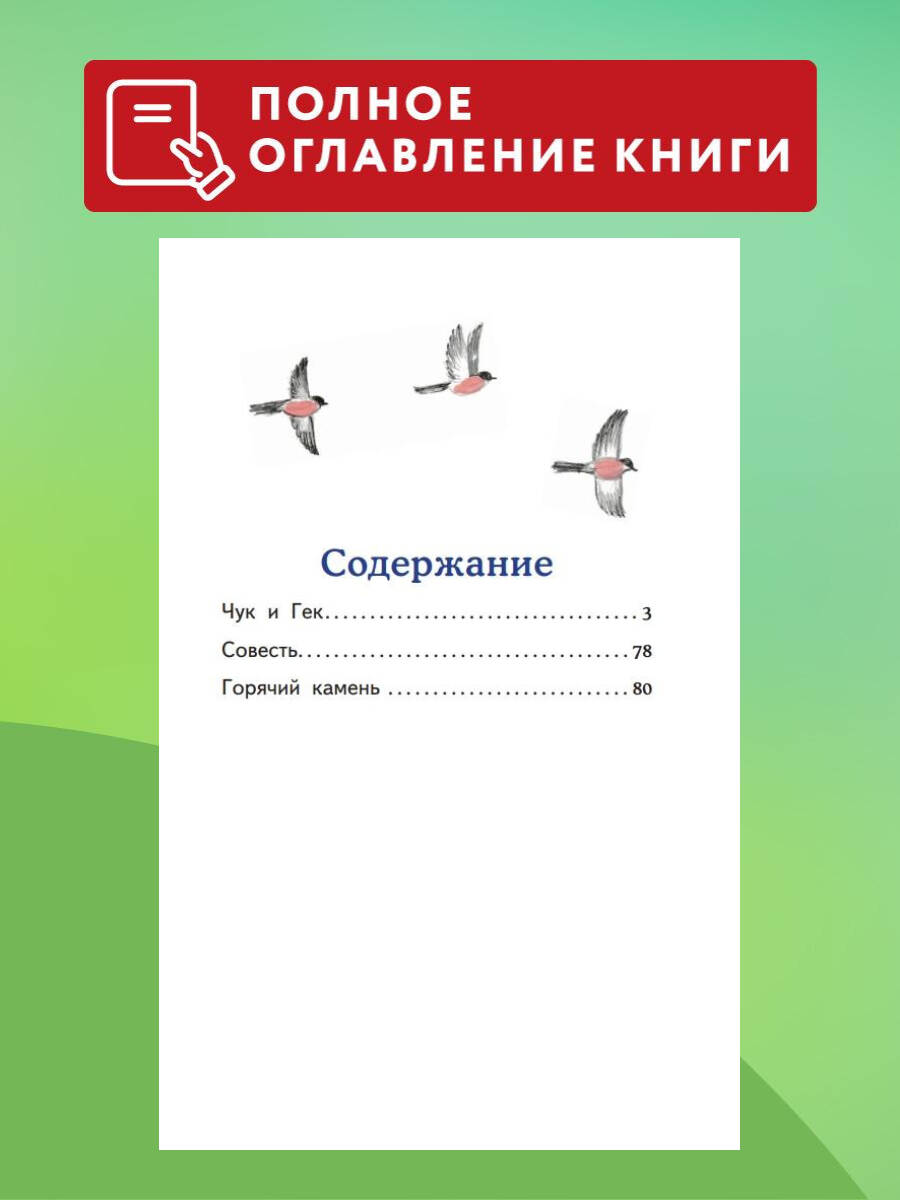 Чук и Гек. Рассказы (ил. А. Власовой). Внеклассное чтение | Chuk and Gek: Stories (Illustrated by A. Vlasova) - Ozon image 2