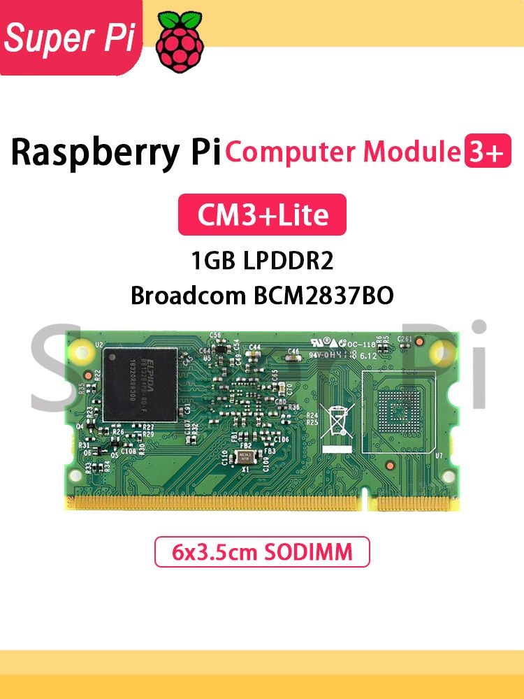 Raspberry Pi Малина Pi Compute модуль 3+ Lite Broadcom BCM2837BO CM3 ...