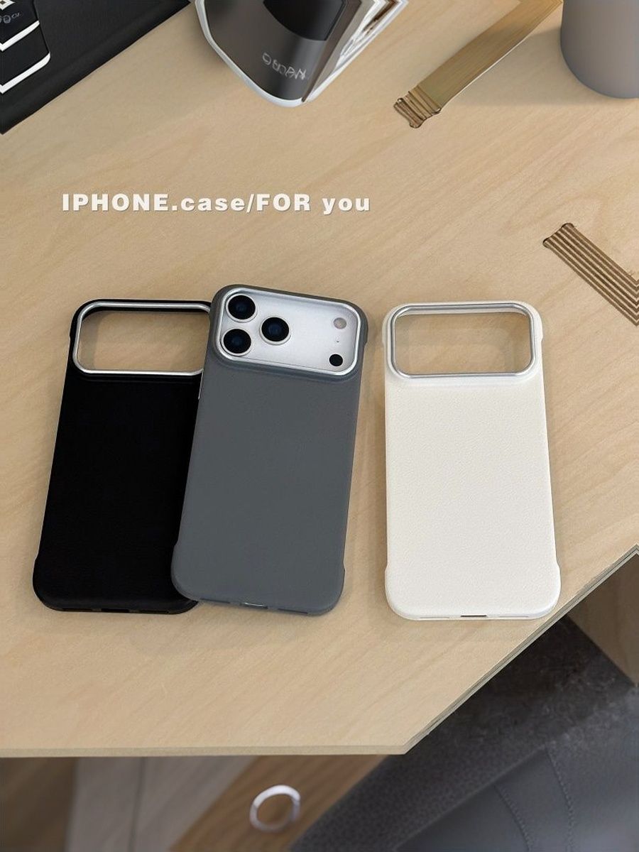 智能手机壳 用于 Apple iPhone 17 Pro, 人造皮革, 白色