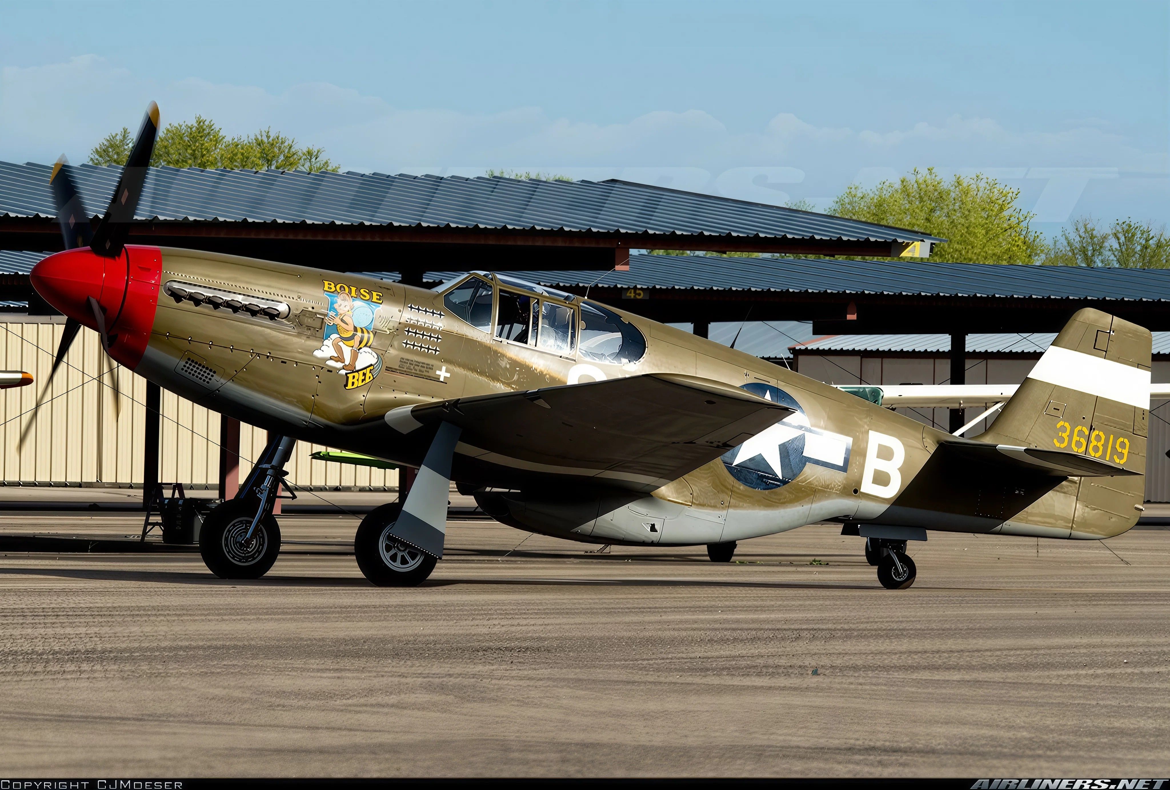 Пластиковая модель самолета P-51C Mustang USAAC (Ультрадетализация ...