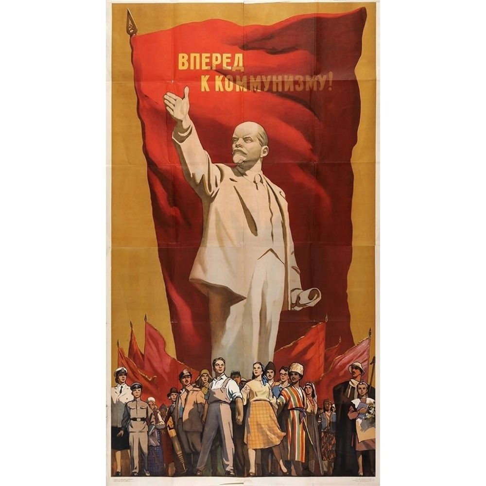МеталлическаякартинаСССРпропаганда,украшениедлядома,офиса,коллекционера